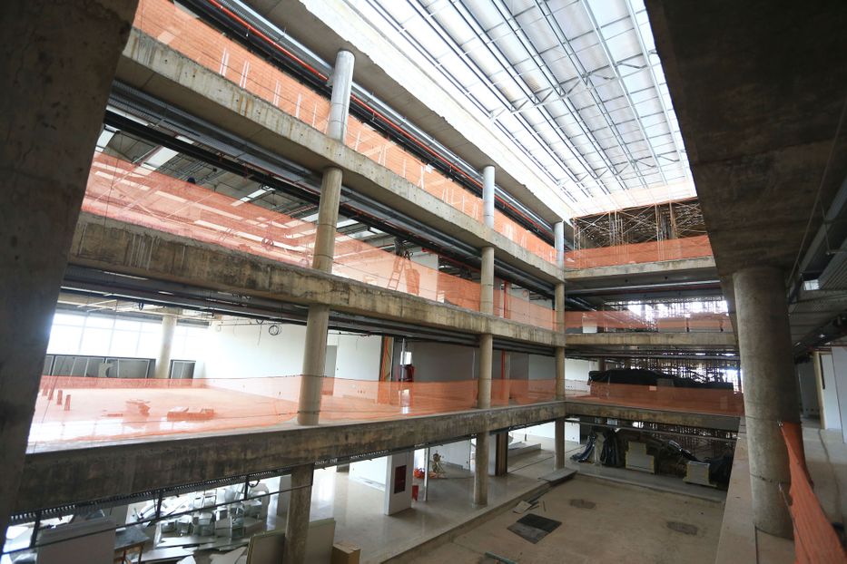 Obras da nova sede da Alego