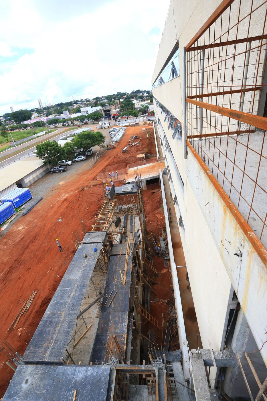 Obras da nova sede da Alego